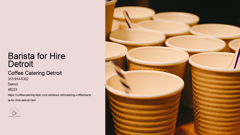 How to Create Memorable Mornings at Your Detroit Conference with On-Demand Coffee Catering
