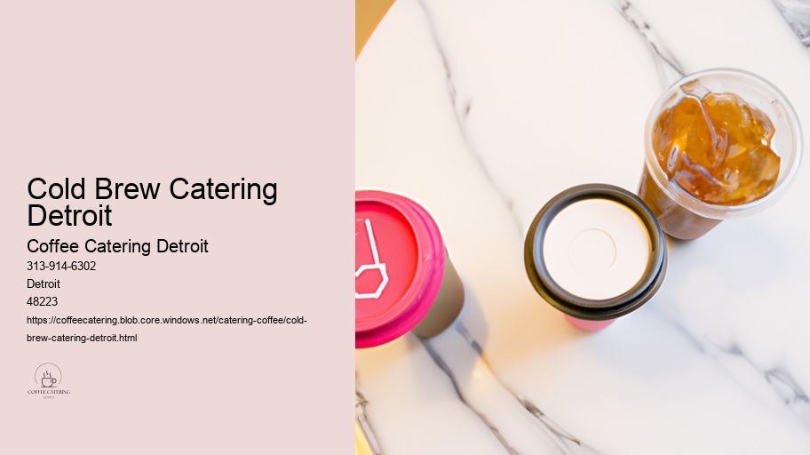 How to Transform Any Detroit Occasion into a Café-Style Soirée with Professional Coffee Catering
